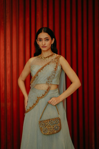 Drape Lehenga