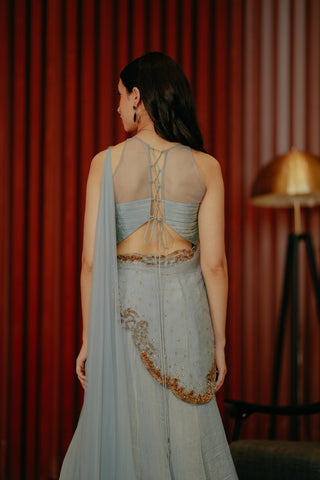 Drape Lehenga