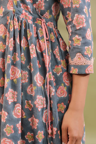 Hand Block Printed Cotton Suit Set Of 2