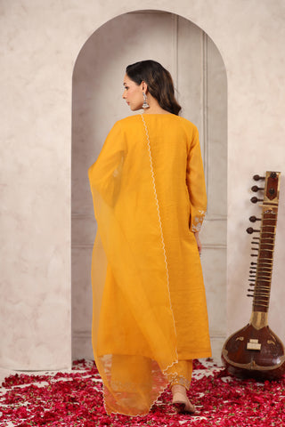 Maple Chanderi Suit Set