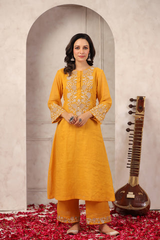 Maple Chanderi Suit Set