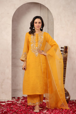 Maple Chanderi Suit Set