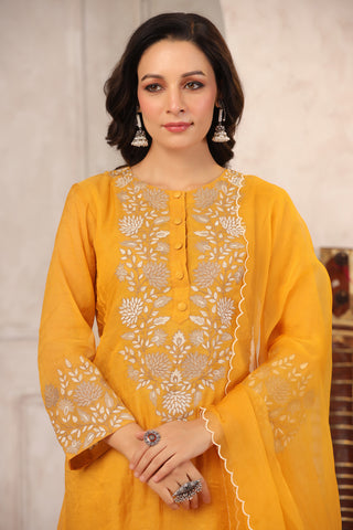 Maple Chanderi Suit Set