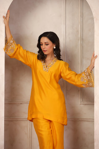 Luxurious Chanderi Silk Co-ord Set