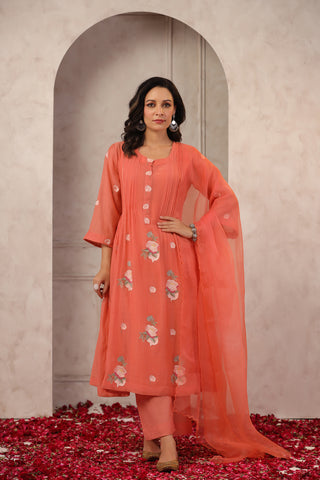 Mohena Chanderi Suit Set