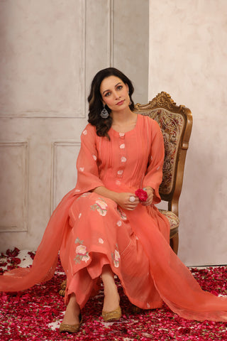 Mohena Chanderi Suit Set