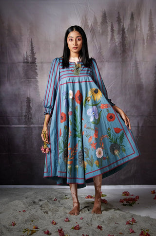Blue Grandma Dress