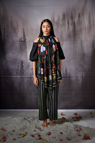 Black Grandma Co-ord Set