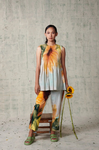 Sunflower Shirring Co-ord Set