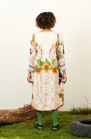 Grandma Tittle Dress With Cords