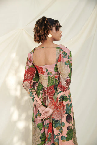 Pink & Peach Corset Dress