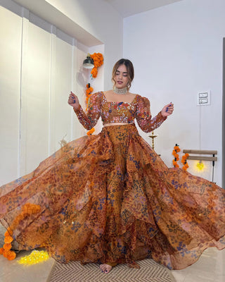 Pooja Mundra In Yellow Ruffles