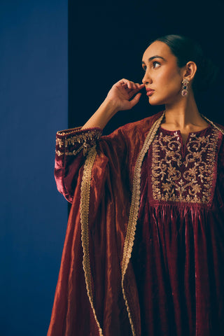 Chandni Heirloom Velvet Suit Set