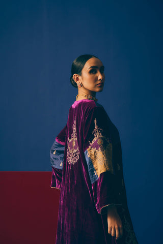 Jamuni Snowflake Velvet Suit