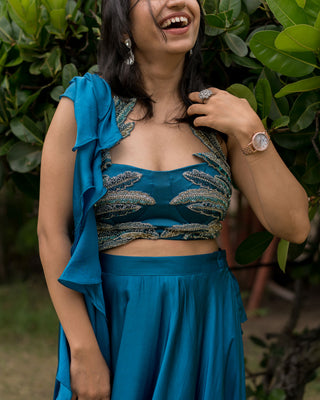 Plume Lehenga