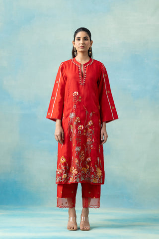 Golden Garden Kurta Set