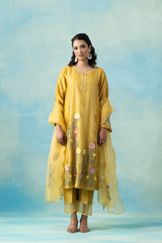 Sunshine Bloom Kurta Set