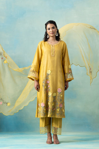 Sunshine Bloom Kurta Set