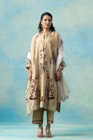 Heritage Peacock Kurta Set