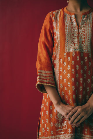 Zafrani Buti Sharara Set