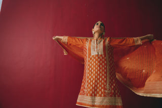 Zafrani Buti Sharara Set