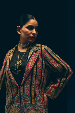 Maharani Maxime Statement Velvet Jacket