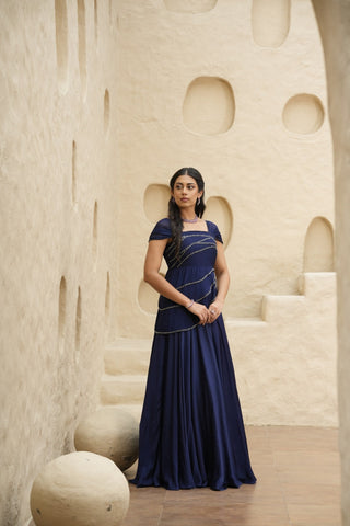 Neer Drape Gown