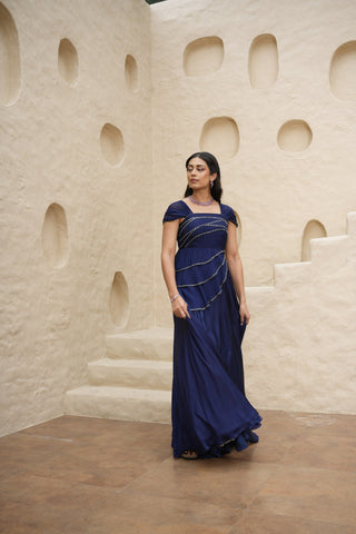 Neer Drape Gown