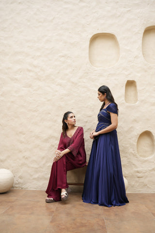 Neer Drape Gown