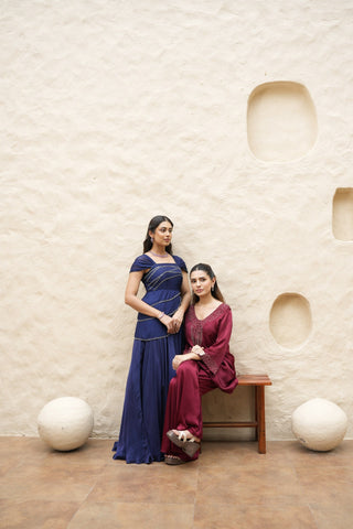 Neer Drape Gown