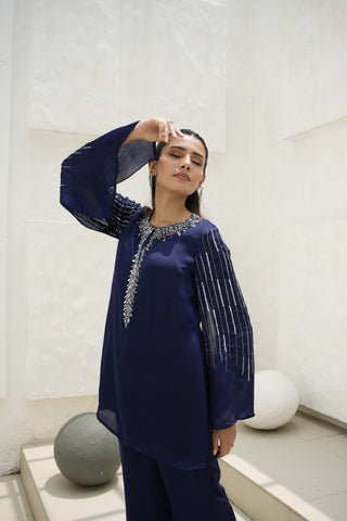 Noor Veil Kurta Set