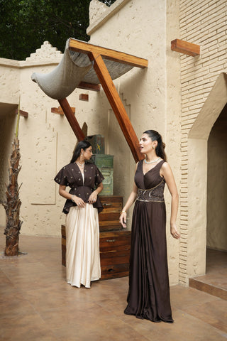 Mehr Cascade Gown