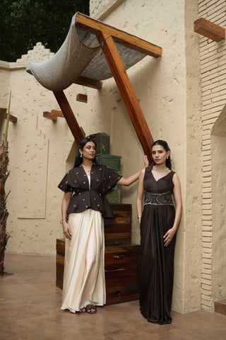 Mehr Cascade Gown