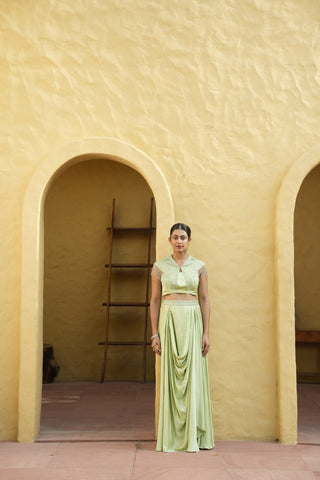 Aaira Drape Lehenga Set