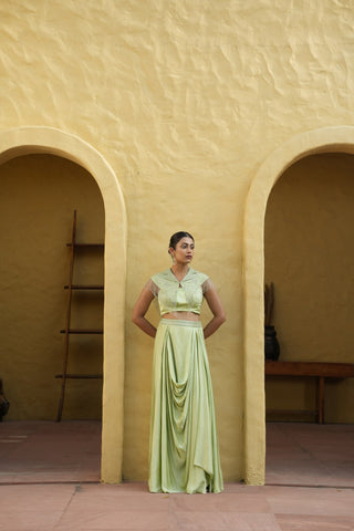 Aaira Drape Lehenga Set
