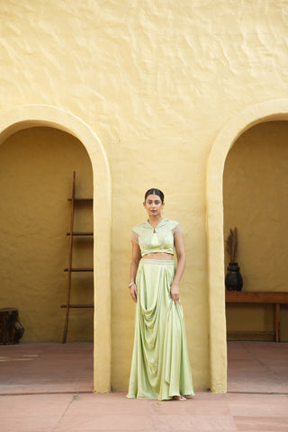 Aaira Drape Lehenga Set