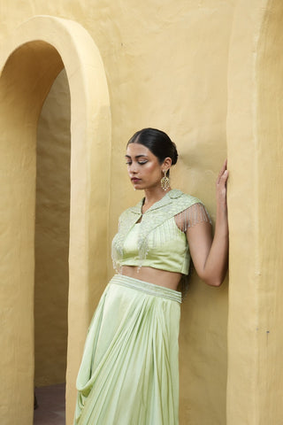 Aaira Drape Lehenga Set