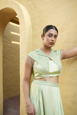 Aaira Drape Lehenga Set