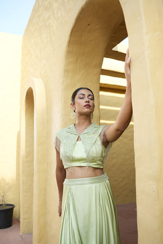 Aaira Drape Lehenga Set