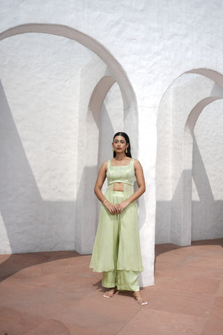 Gulnaar Drape Pant Set