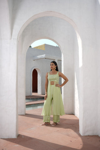 Gulnaar Drape Pant Set