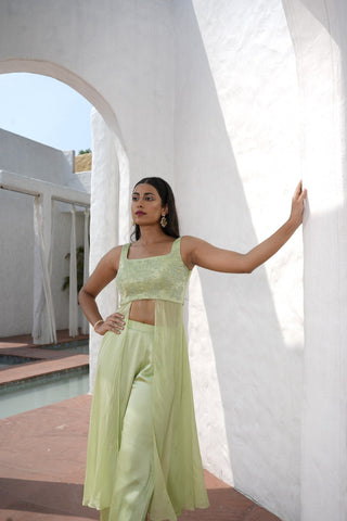 Gulnaar Drape Pant Set