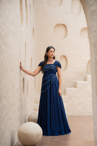 Neer Drape Gown