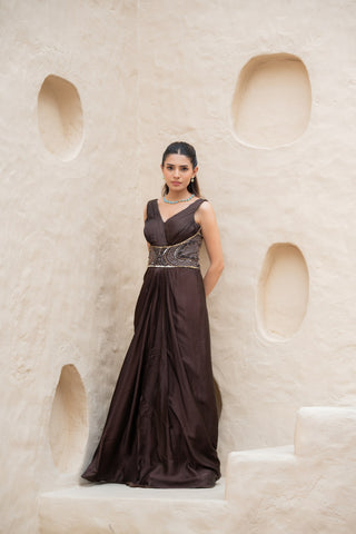 Mehr Cascade Gown
