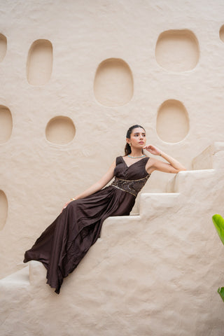 Mehr Cascade Gown