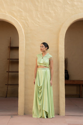 Aaira Drape Lehenga Set
