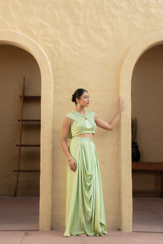 Aaira Drape Lehenga Set