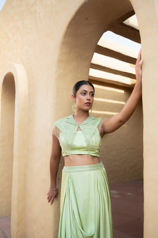 Aaira Drape Lehenga Set