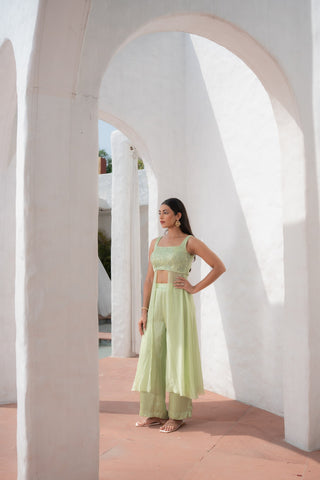 Gulnaar Drape Pant Set