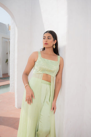 Gulnaar Drape Pant Set